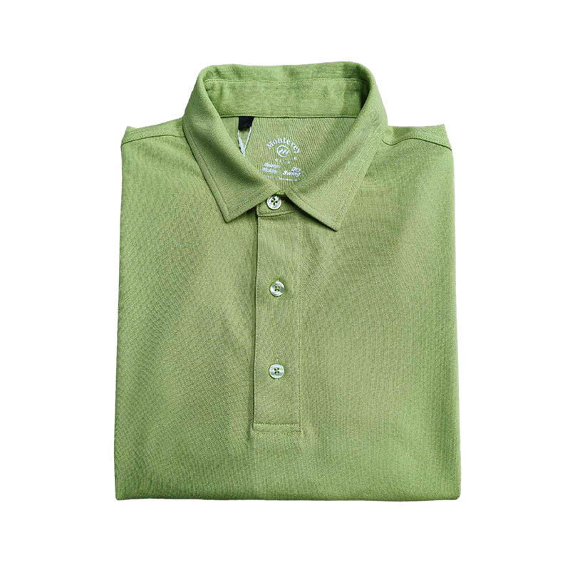 Mantley Golf T-Shirt Pique Mesh Breathable Quick-Drying Short-Sleeved Polo Shirt