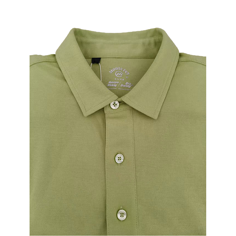Mantley Golf T-Shirt Pique Mesh Breathable Quick-Drying Short-Sleeved Polo Shirt