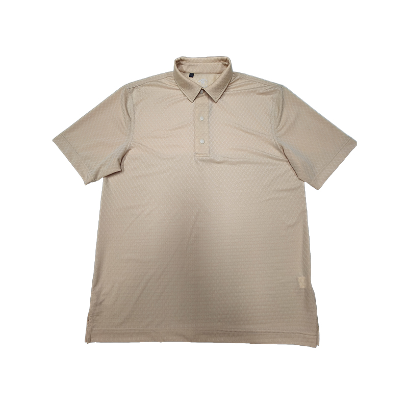 Monterey Golf Sports Casual Wear High Elastic Cool Jacquard Fabric Fashionable Quick-drying Short-sleeved Polo Shirt