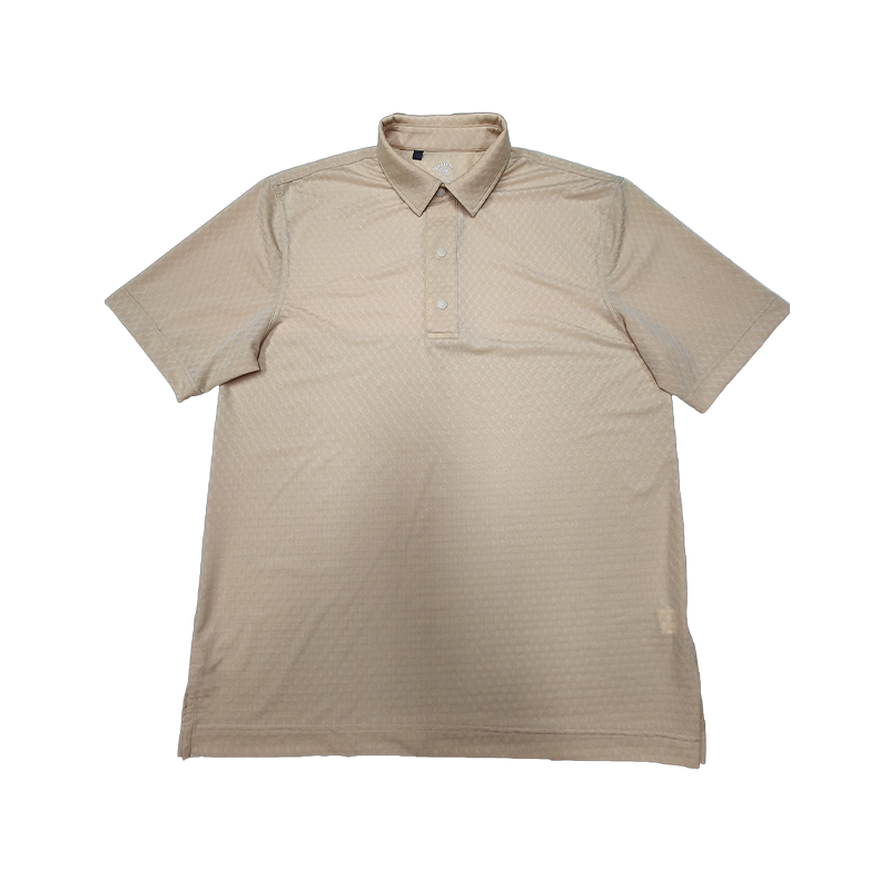 Monterey Golf Sports Casual Wear High Elastic Cool Jacquard Fabric Fashionable Seamless Quick-drying Short-sleeved Polo Shirt