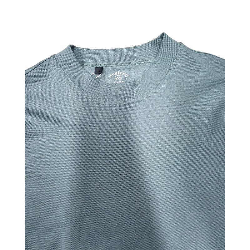 Monterey Golf Sportswear Wool Modal Cotton Piqué Mesh Warm Breathable Long Sleeve Shirt