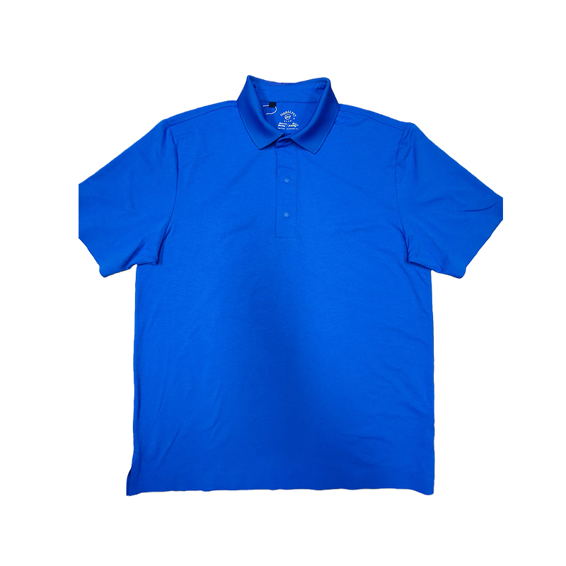 Monterey Golf Sportswear High Elastic Cotton Plain Fabric Fashionable Short-sleeved Polo Shirt