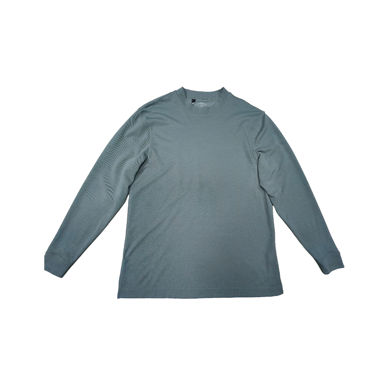 Monterey Golf Sportswear Wool Modal Cotton Piqué Mesh Warm Breathable Long Sleeve Shirt