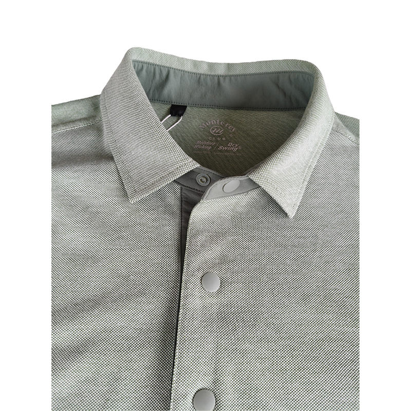 Mantley Golf T-Shirt Fine-Quality Pique Mesh Fabric Breathable Quick-Drying Short-Sleeved Polo Shirt