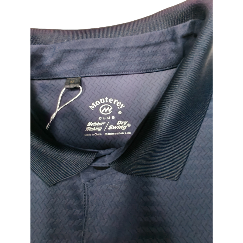Monterey Golf Sports Casual Wear High Elastic Cool Jacquard Fabric Fashionable Seamless Quick-drying Short-sleeved Polo Shirt