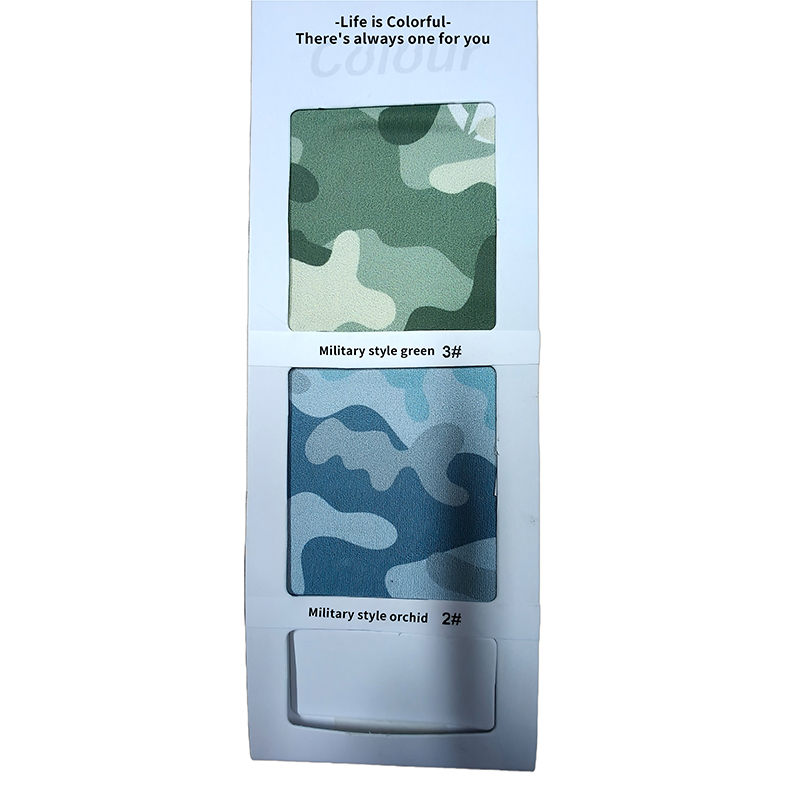 Monterey Golf Sports Casual Wear High Elastic Fashion Camouflage Print Fabric Quick-drying Half Turtleneck Short Sleeve