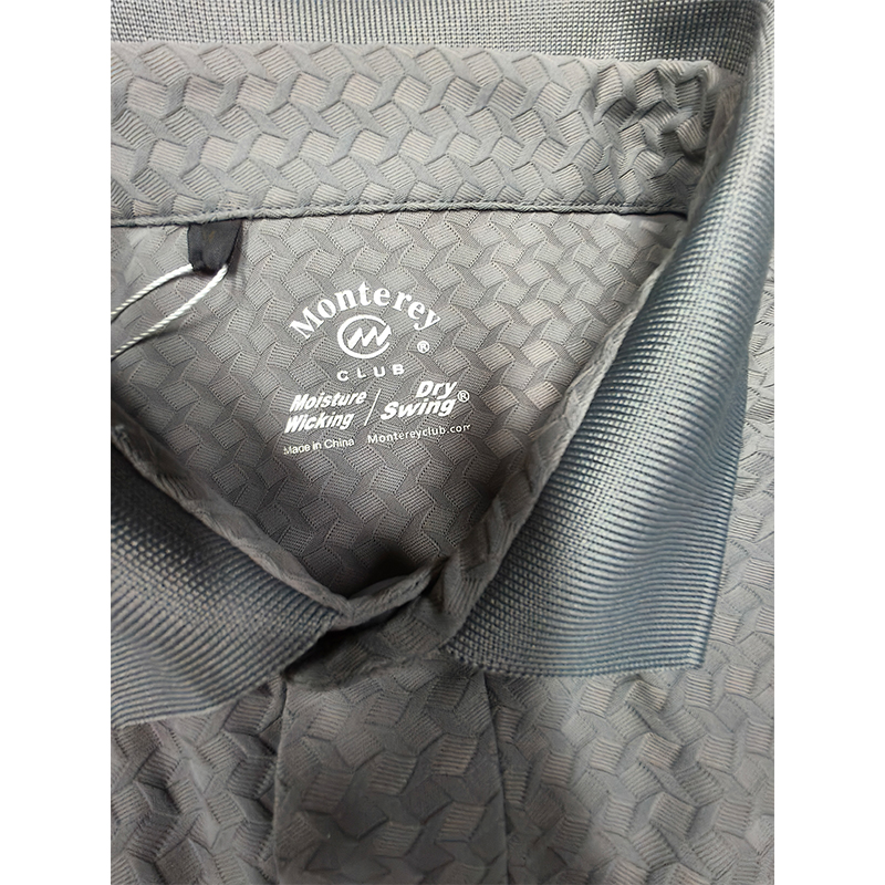 Monterey Golf Sports Casual Wear High Elastic Cool Jacquard Fabric Fashionable Seamless Quick-drying Short-sleeved Polo Shirt