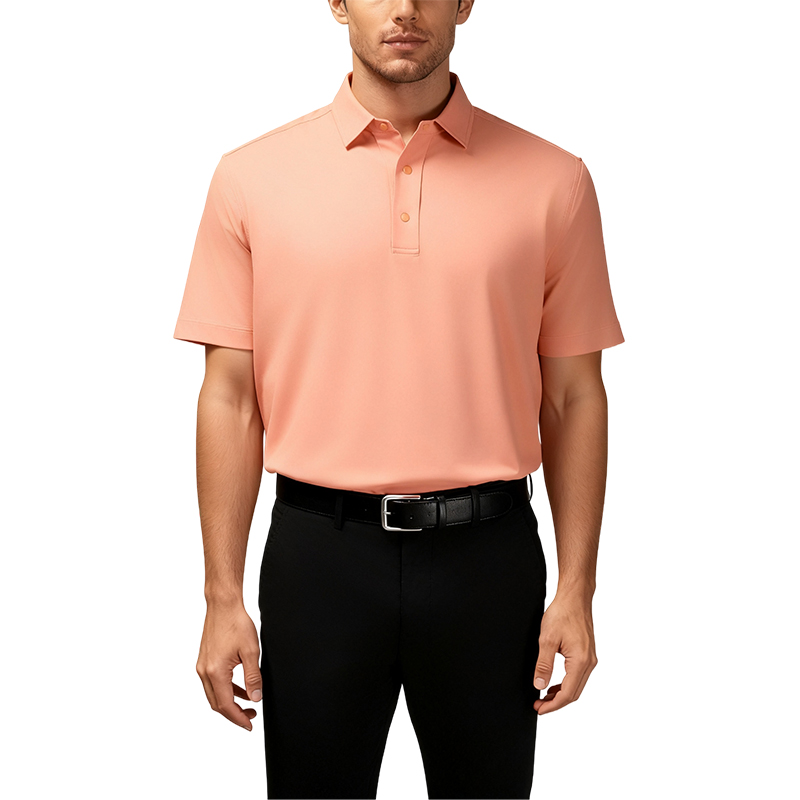 Monterey Golf Sportswear Cool Pique Mesh Breathable Quick-Drying Short-Sleeved Polo Shirt